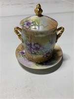 Sugar cup and saucer