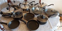 818 - MIXED STAINLESS & NON-STICK COOKWARE