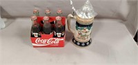 German Beer Stein and Baltimore Orioles Coca-Cola