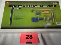 12 Piece Watch Repair Toolkit