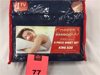 6 Piece King Size Sheet Set