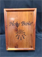 Bible In Cedar Case