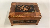 Inlaid Victorian Sewing Box