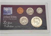 US Mint Coinage - 35 Year Collection 1964-1998