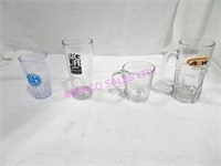 LOT, 59 PCS, ASSORTED BRANDED CUPS + GLASSES
