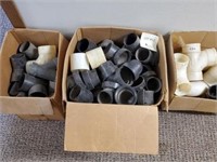 Large Group of PVC Plumbing Items