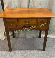 English Oak Chippendale Dressing Table
