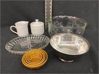 Lot of Serving Items
