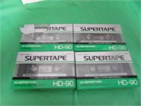 4 Blank Tapes