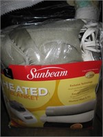 Khaki Sunbeam Heated Blanket - Twin Size