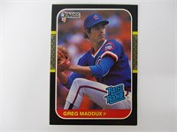 1987 Donruss Baseball Greg Maddux RC #36