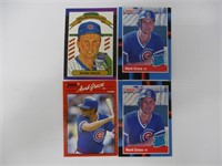 (4) Donruss Baseball Mark Grace Cards
