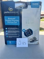 Bluetooth warming mattress pad