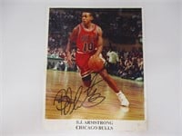 B.J. Armstrong Autographed 8x10 Picture