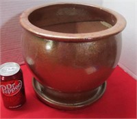 Heavy Ceramic Flower Pot