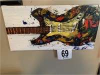12x24" Oil (Guitar) Stretched