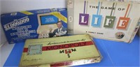 Lot of Vintage Board Games Life Monopoly