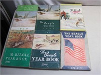 Lot of 6 Vintage The Beagle Year Books