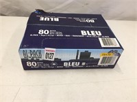 AL PAK BLUE FLEX-TIE RECYCLING BAGS 80PCS MEDIUM