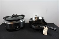 Crock Pot and Electric Fry Pan