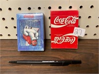 2 PACKS COCA COLA PLAYIING CARDS