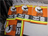 Lot of 4 Burger King Trick or Treat Bags - 1977