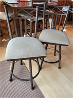 Swivel bar stools (2)