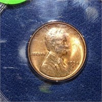 1934-D Lincoln cent, red PCGS MS65