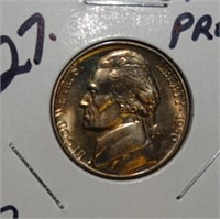 1950 Jefferson nickel, choice, proof