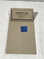 Umberger’s Mill Advertising Clip Board