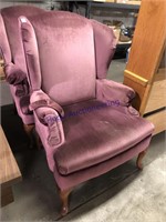 CLOTH CHAIR, ROSE COLORED