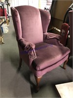 CLOTH CHAIR, ROSE COLORED