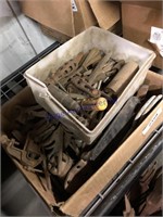 ASSORTED IRON PARTS/ TOOLS
