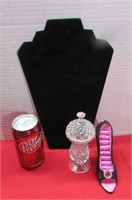 Toothpick Holder Ring Holder and Necklace Display