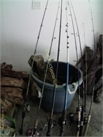 Fishing Lot - Freshwater Poles Reels Boxes O Lures
