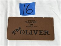 Oliver Advertising “40” Mini Log Book