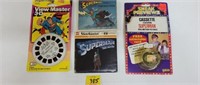 Various Superman View Master Slides, Toy Movie