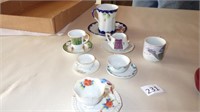Miniature cups and saucers, 1- large cup, U.S