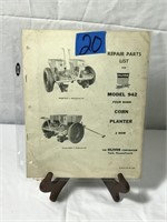 Oliver Iron Age Repair Parts List Booklet