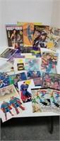 Super Hero cards,stickers,magazines