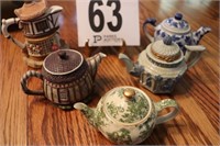 (5) Mini Tea Pots (R2)
