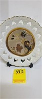 Chokin Japan decorative plate