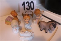(6) Piece Avon Collectible Nativity Scene (R4)