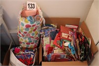 Large Box of Gift Bags & Large Bag of Ribbon (R4)