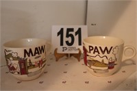 Maw & Paul Coffee Cups (R4)