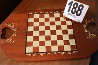 Wood Checker Board Decor (R3)