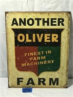 Another Oliver Finest in Farm Machinery Tin Sign