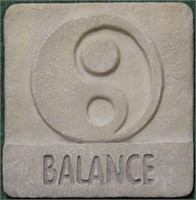 "Balance" Chinese Tile Hanging