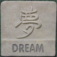 "Dream" Chinese Tile Hanging