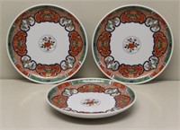 Set of 3 Painted Dishes